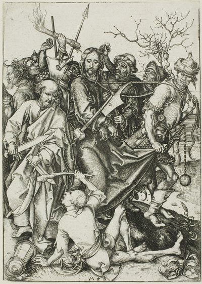 La trahison du Christ, de La Passion - Martin Schongauer