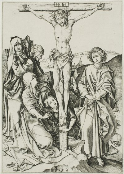 La Crucifixion, de La Passion - Martin Schongauer