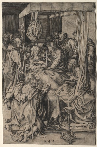 La Mort de la Vierge - Martin Schongauer