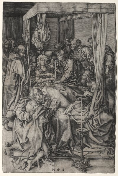 La Mort de la Vierge - Martin Schongauer