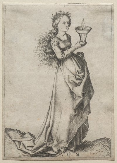 La Première Vierge Sage - Martin Schongauer
