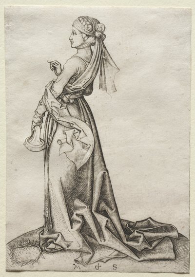 La première des vierges folles - Martin Schongauer