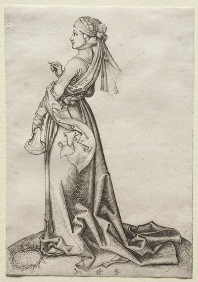 La première des vierges folles - Martin Schongauer