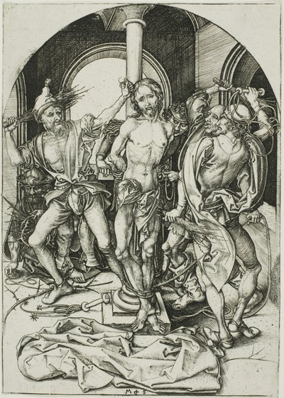 La Flagellation, de La Passion - Martin Schongauer