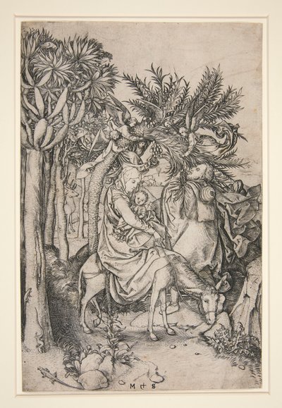 La fuite en Égypte - Martin Schongauer