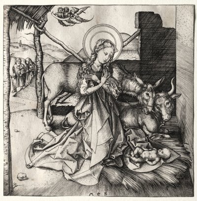 La Vie du Christ : La Nativité, c. 1480-1490 - Martin Schongauer