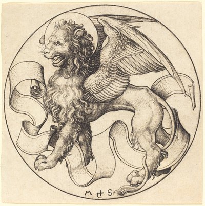 Le Lion de Saint Marc - Martin Schongauer