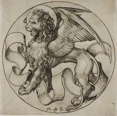 Le Lion de Saint Marc - Martin Schongauer