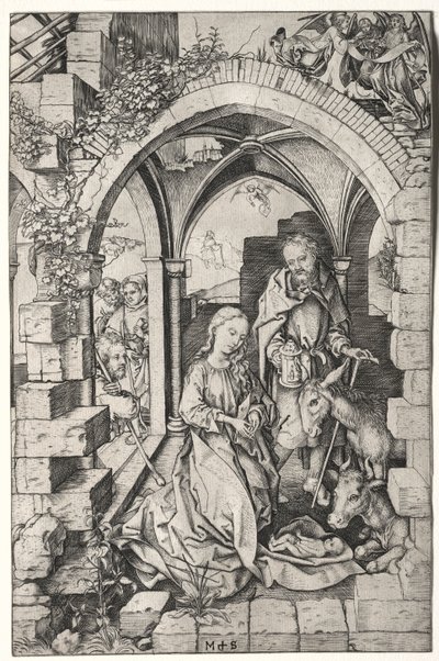 La Nativité - Martin Schongauer