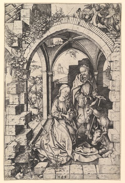 La Nativité - Martin Schongauer