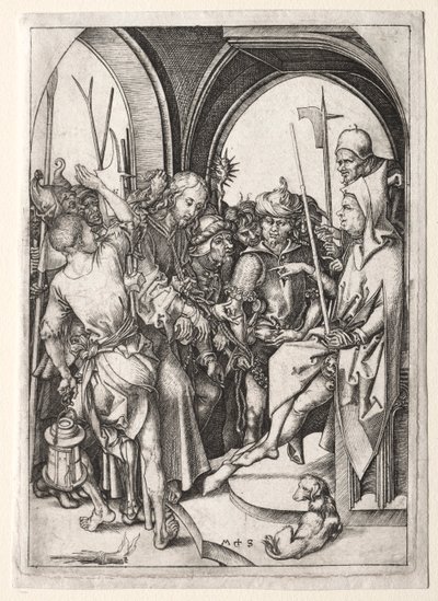 La Passion : Christ devant Anne - Martin Schongauer