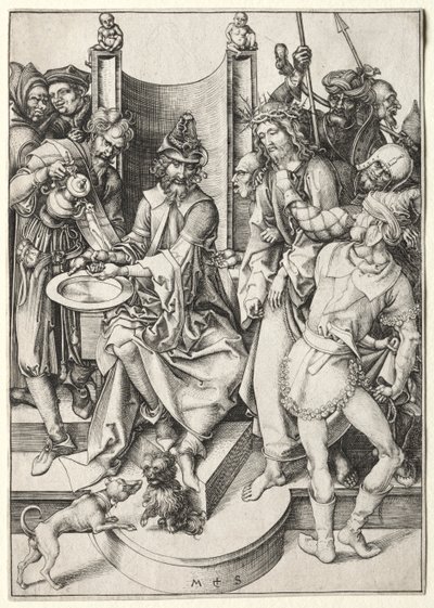 La Passion : Christ devant Pilate - Martin Schongauer