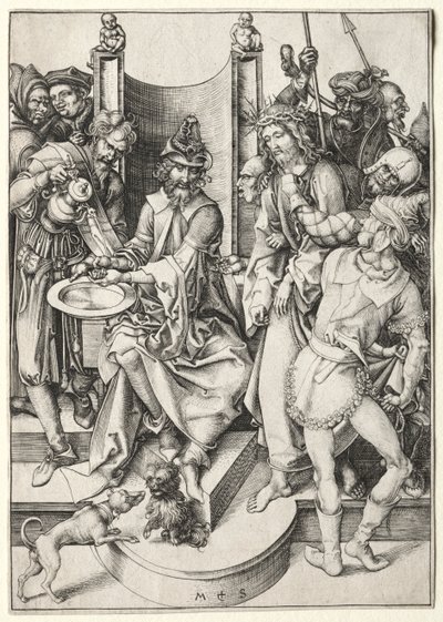 La Passion : Christ devant Pilate - Martin Schongauer