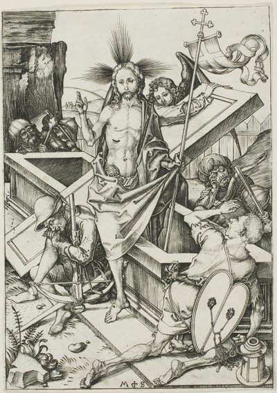 La Résurrection, de La Passion - Martin Schongauer