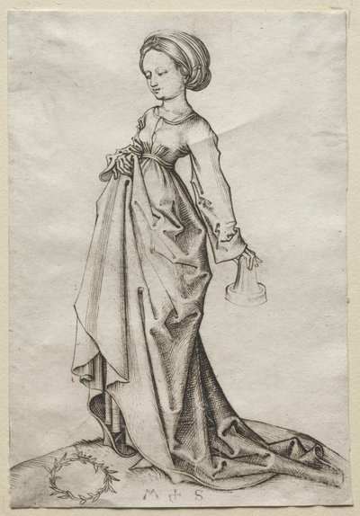 La deuxième des vierges folles - Martin Schongauer