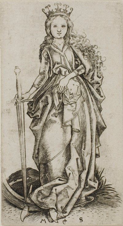La petite Sainte Catherine - Martin Schongauer