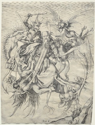 La Tentation de Saint Antoine - Martin Schongauer