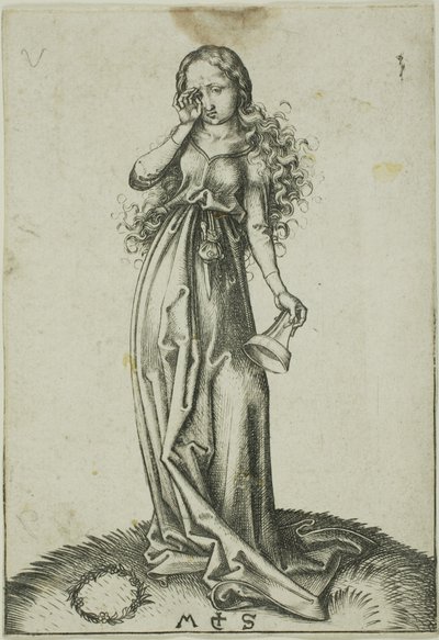 La troisième vierge folle - Martin Schongauer