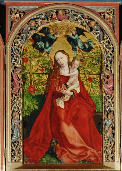 La Vierge du rosier - Martin Schongauer