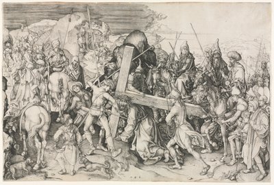 Le portement de la croix - Martin Schongauer