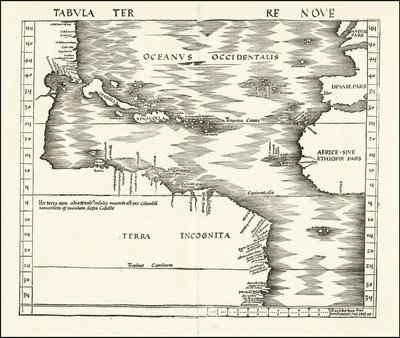 1513 Tabula Terre Nine - Martin Waldseemuller