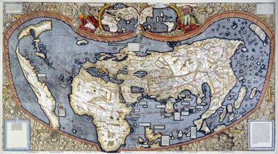 Carte du monde - Martin Waldseemuller