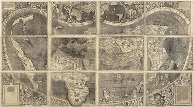 Carte du monde Universalis Cosmographia, 1507 - Martin Waldseemuller