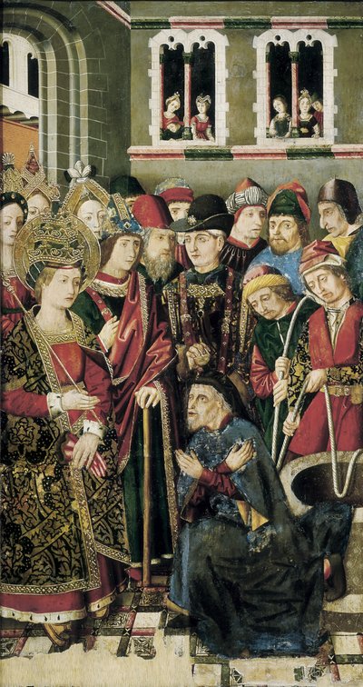 Sainte Hélène demande à Judas le Juif où se trouve la vraie croix - Martín Bernat and Miguel Jiménez