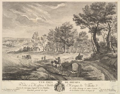 Vue près de Bruges - Martin de Monchy