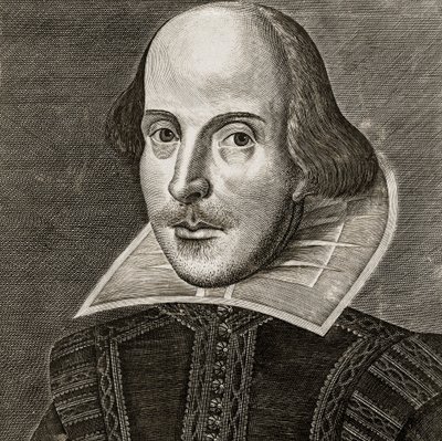 Portrait de William Shakespeare par Martin Droeshout - Martin the elder Droeshout