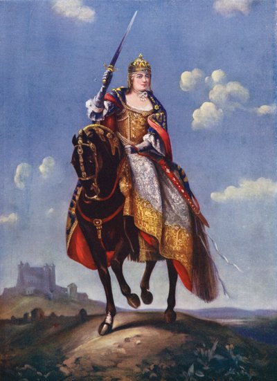 Marie-Thérèse sur la colline du couronnement à Pressburg - Martin van (after) Mytens or Meytens