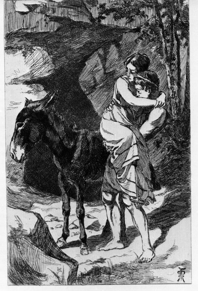 Lucius se transforme accidentellement en âne. Métamorphoses (Âne d