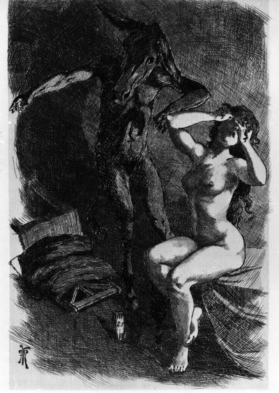 Photis transforme accidentellement Lucius en âne. Les Métamorphoses (L