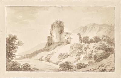 Paysage avec ruine - Martin von Molitor