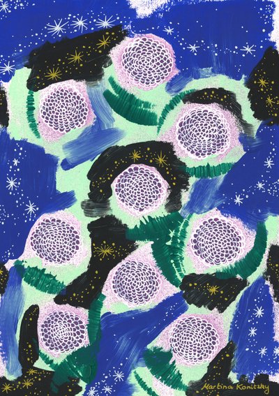 Fleurs de nuit camouflées (Hommage à Joseph von Eichendorff) - Martina Konitzky