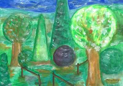 Le jardin après la pluie - Martina Konitzky