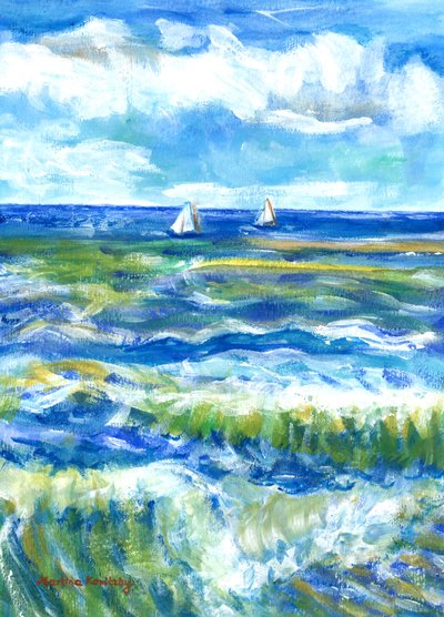 Saintes-Maries-de-la-Mer (Hommage à Vincent van Gogh) - Martina Konitzky