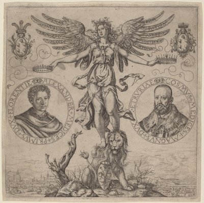 Alexandre de Médicis et Cosme de Médicis - Martino Rota