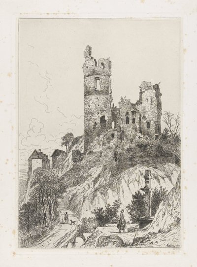 Tour du château de Falkenstein - Martinus Antonius Kuytenbrouwer jr.