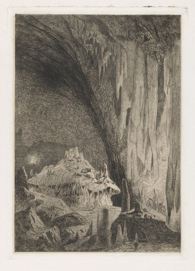 Salle dans les grottes de Han - Martinus Antonius Kuytenbrouwer jr.