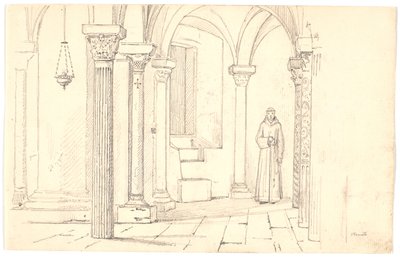 Crypte de la cathédrale, Otrante - Martinus Rørbye