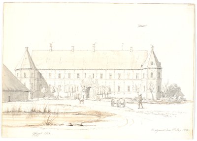 Le manoir de Voergaard - Martinus Rørbye