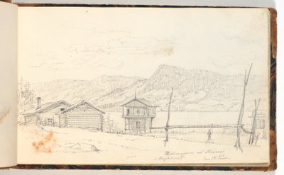 Paysage avec fermes - Martinus Rørbye