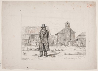Peter Collet à la mine de cuivre de Buskerud, en Norvège - Martinus Rørbye