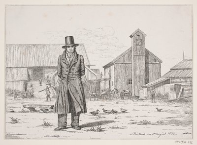 Peter Collet aux mines de cuivre de Buskerud en Norvège - Martinus Rørbye