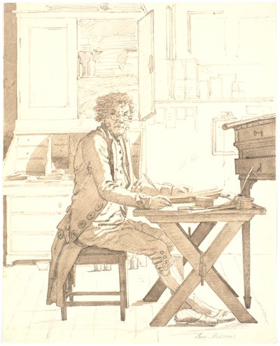 Le scribe Jens Melsen - Martinus Rørbye