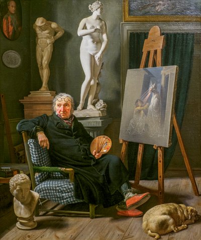 Le peintre Christian August Lorentzen - Martinus Rorbye
