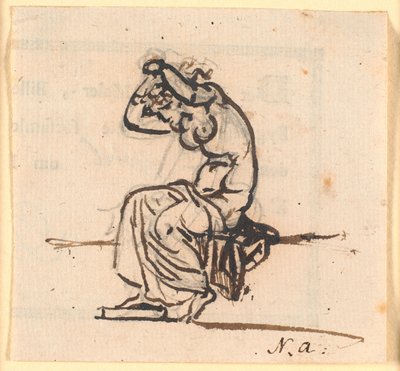 Almanach avec des notes manuscrites 1848 - Martinus Rørbye