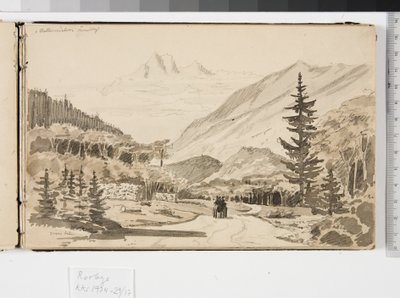 Paysage alpin - Martinus Rørbye