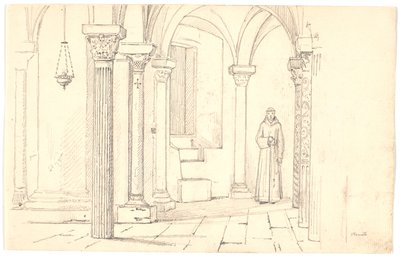 Crypte de la cathédrale, Otrante - Martinus Rørbye